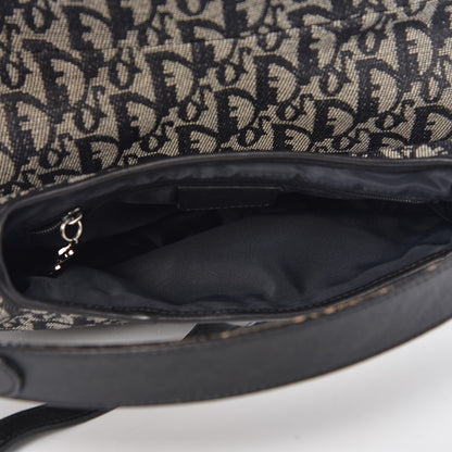 Christian Dior Monogram Double Saddle Bag Black 5 of 9