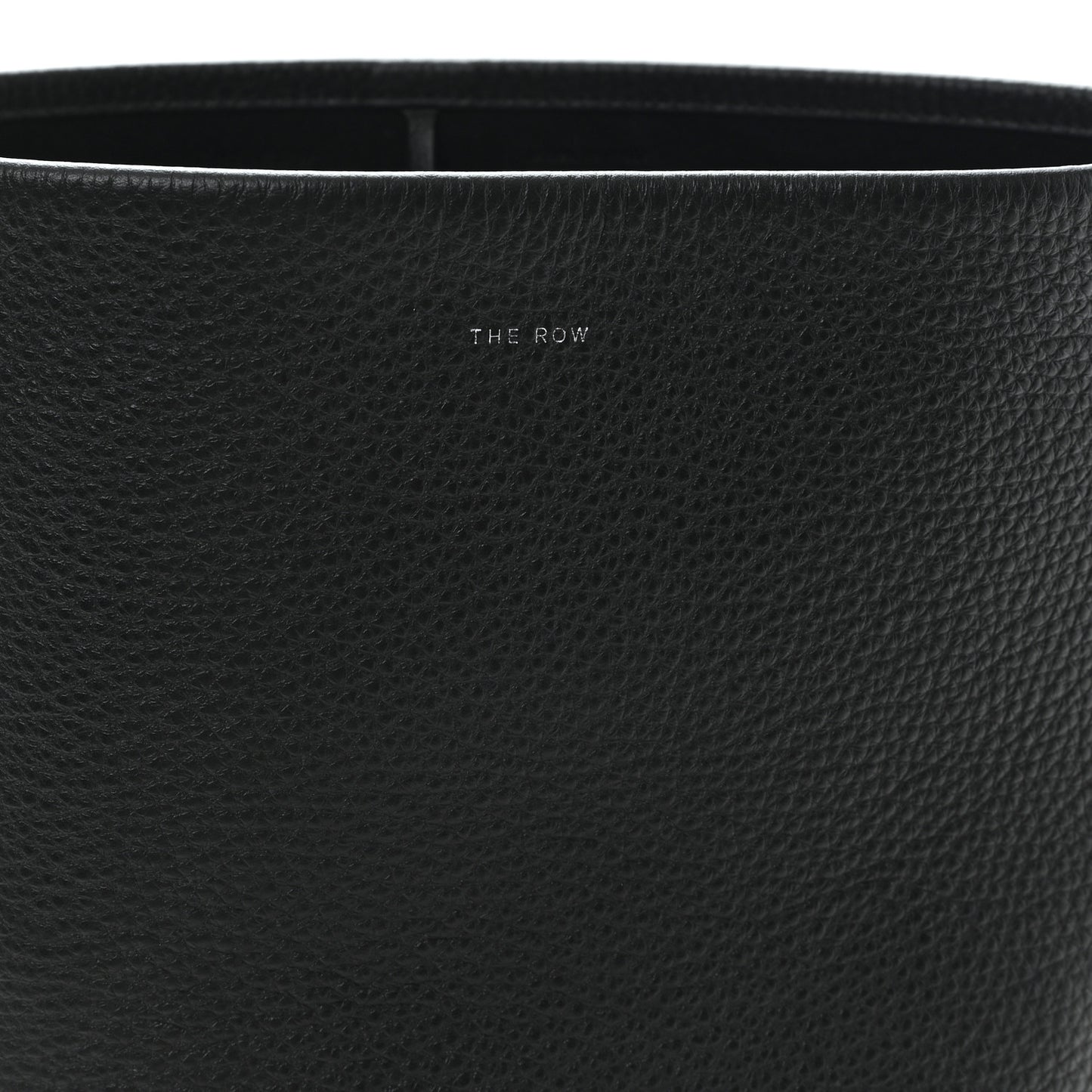 Grained Calfskin Medium N/S Park Tote Black