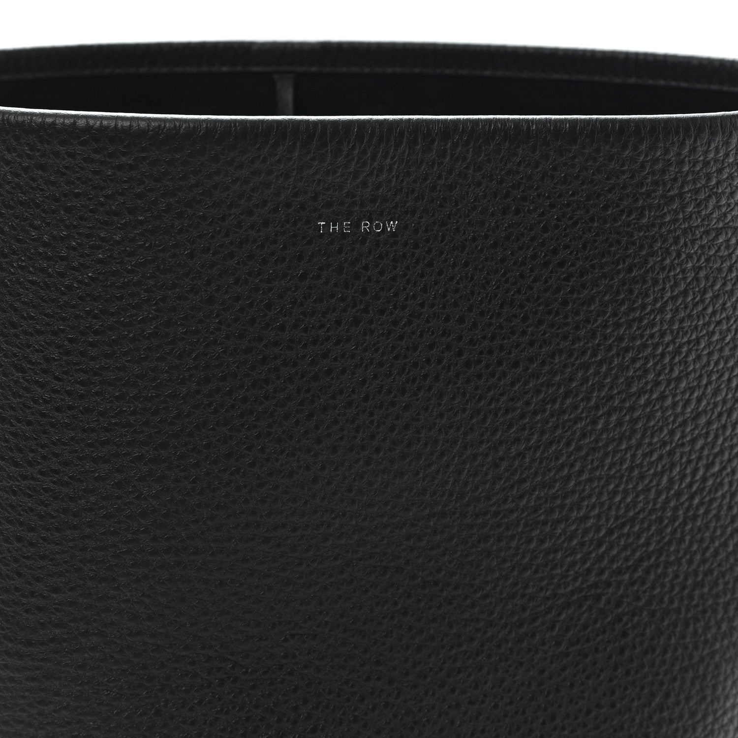 The Row Grained Calfskin Medium N/S Park Tote Black 7 of 9