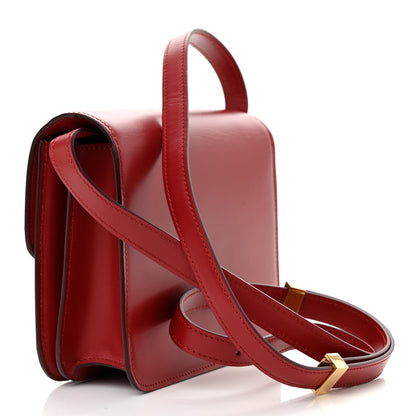 Celine Box Calfskin Teen Classic Box Flap Bag Red 3 of 13