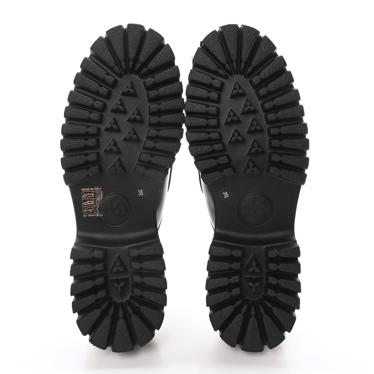 Magnum Calfskin Womens Horsebit Platform Mules 39.5 Black 38 Black
