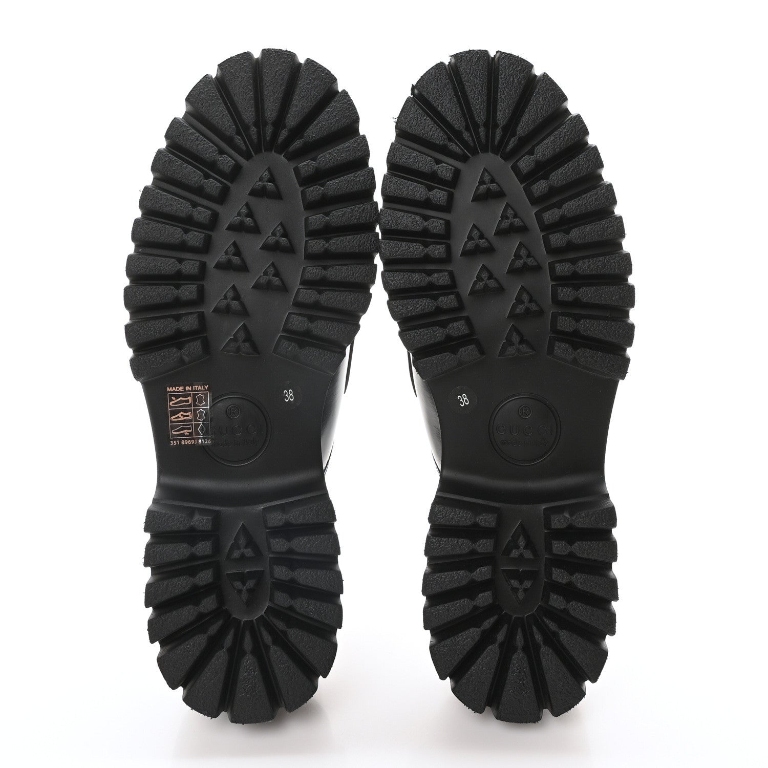 Gucci Magnum Calfskin Womens Horsebit Platform Mules 39.5 Black 38 Black 6 of 9