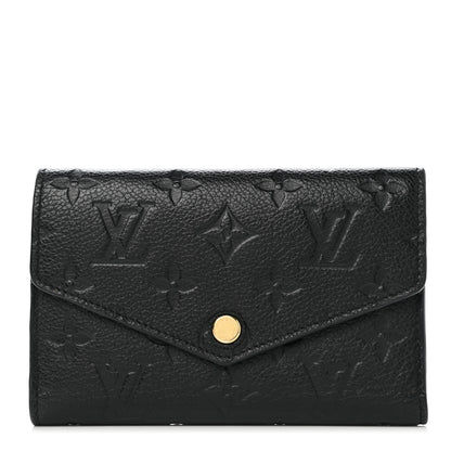 Louis Vuitton Empreinte Compact Curieuse Wallet Black 1 of 9
