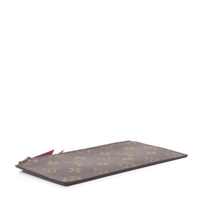 Louis Vuitton Monogram Felicie Chain Wallet Zippered Insert Fuchsia 3 of 8