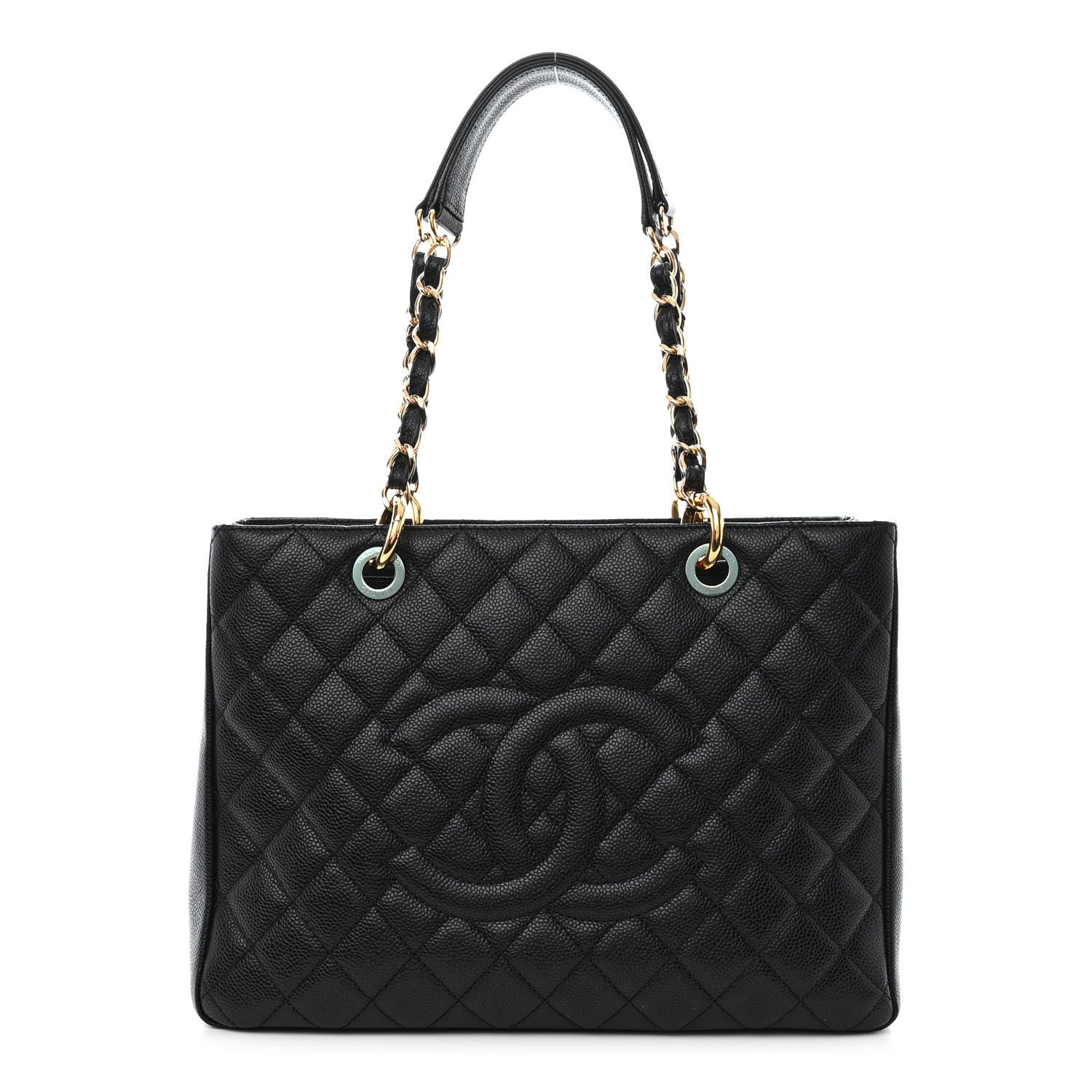 Chanel Caviar Quilted Grand Shopping Tote GST Black 1 of 11