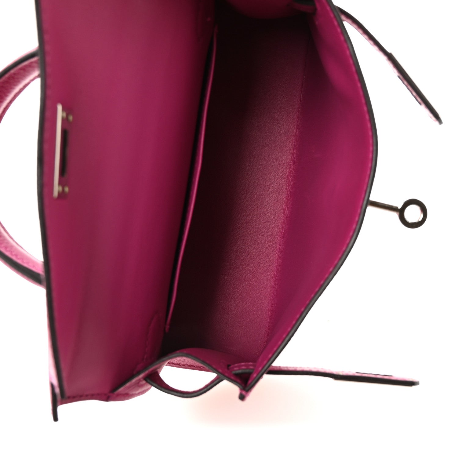 Hermes Epsom Mini Kelly Sellier 20 Rose Pourpre 5 of 11