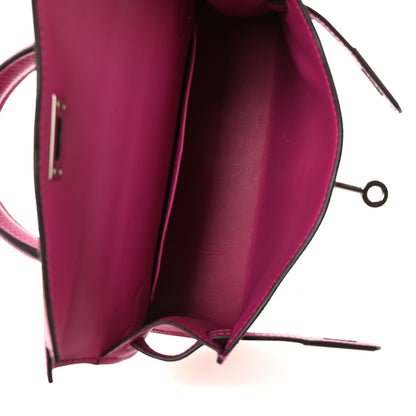 Hermes Epsom Mini Kelly Sellier 20 Rose Pourpre 5 of 11