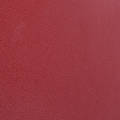 Saint Laurent Calfskin Monogram Large Belle De Jour Clutch Red 6 of 8