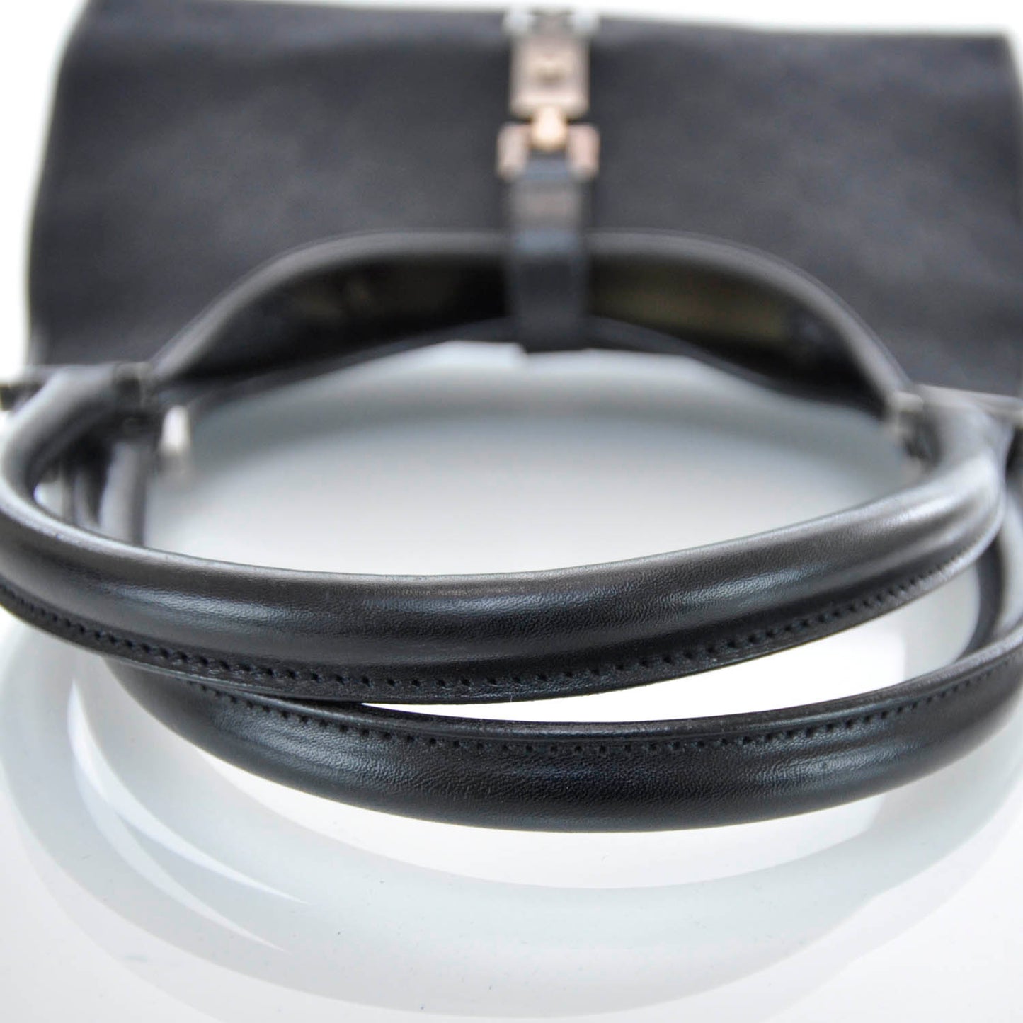 Monogram Small Bardot Black