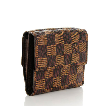 Louis Vuitton Damier Ebene Elise Wallet 3 of 7