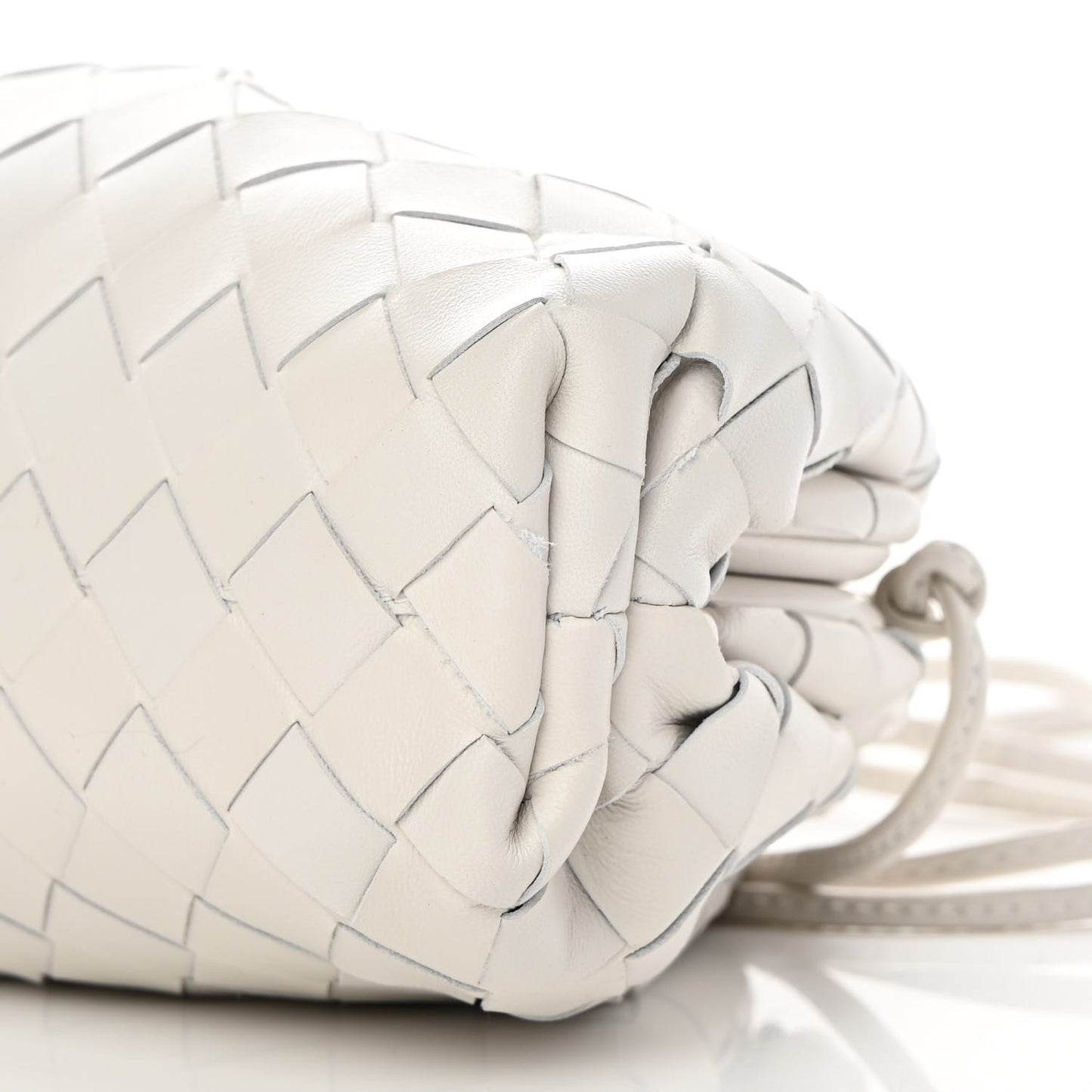 Nappa Intrecciato The Mini Pouch Chalk