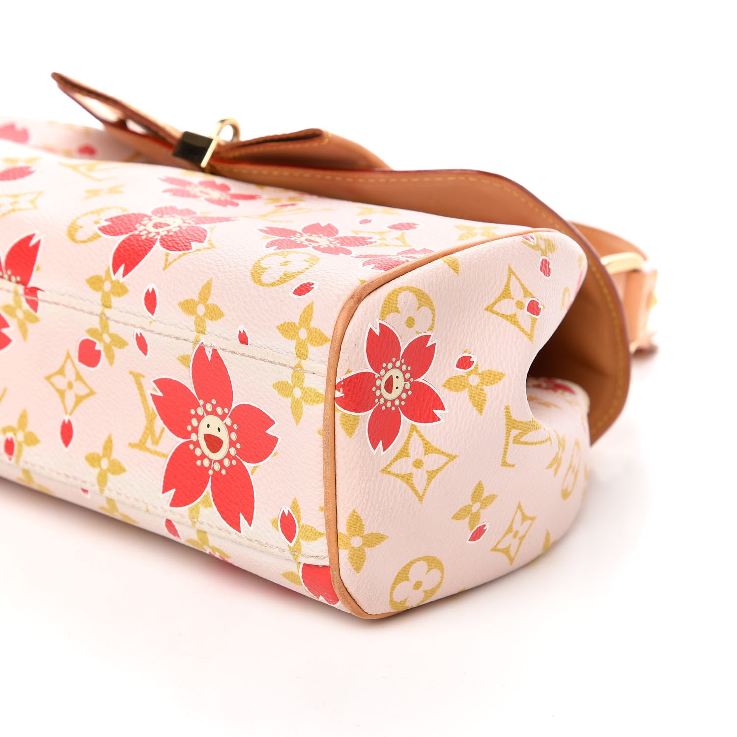 Louis Vuitton Monogram Cherry Blossom Sac Retro Bag Red 12 of 12