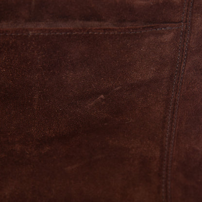 Chanel Suede Shoulder Bag Brown 8 of 16