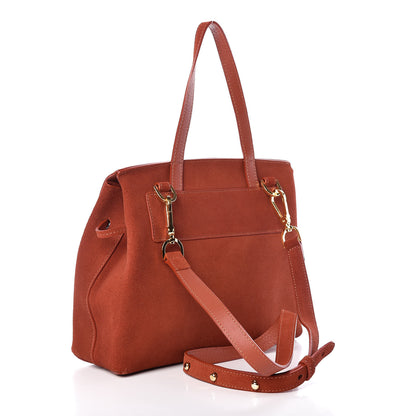 Mansur Gavriel Suede Mini Lady Bag Brick 3 of 11