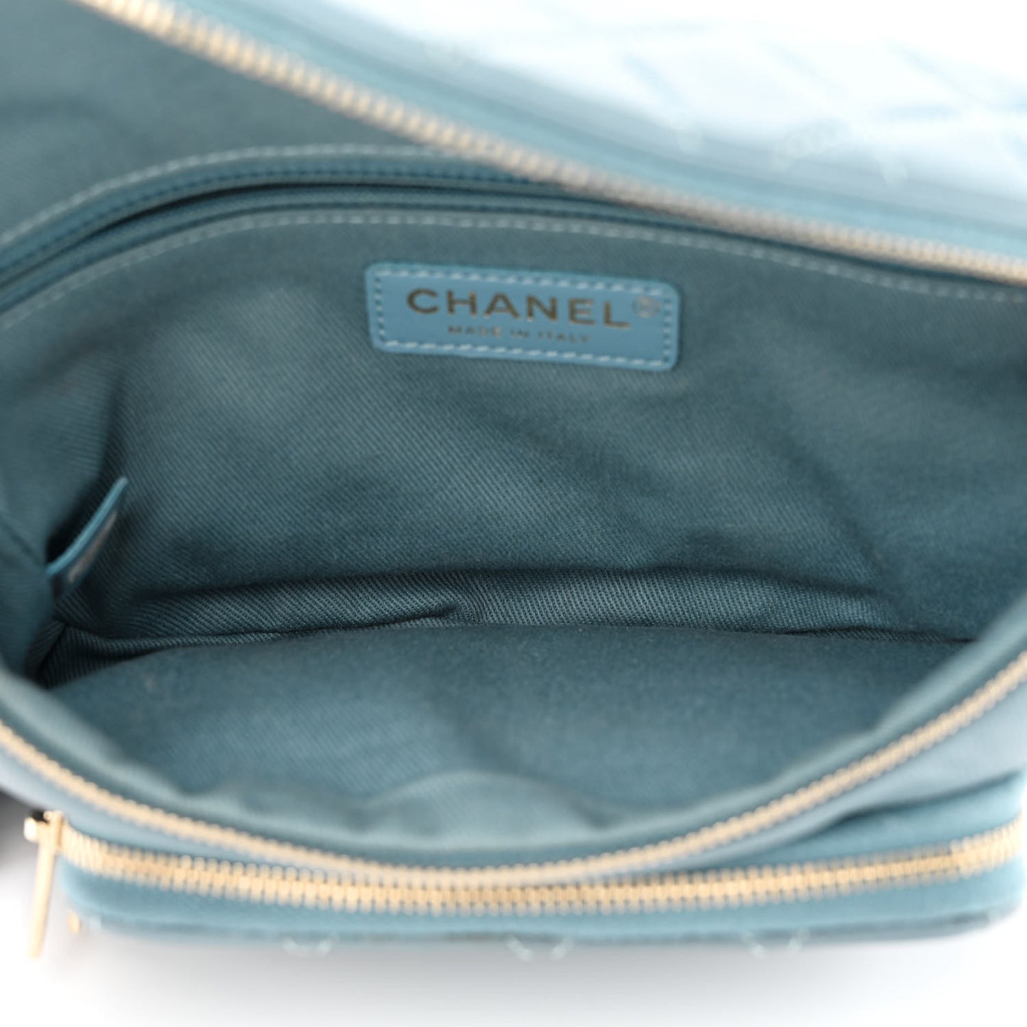 Caviar Quilted Business Affinity Waist Bag Blue