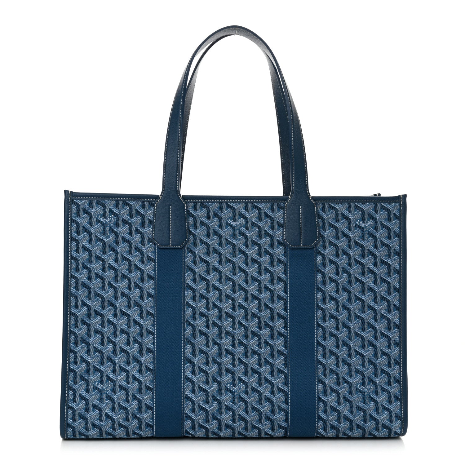 Goyard Goyardine Villette MM Tote Ocean Blue 1 of 10
