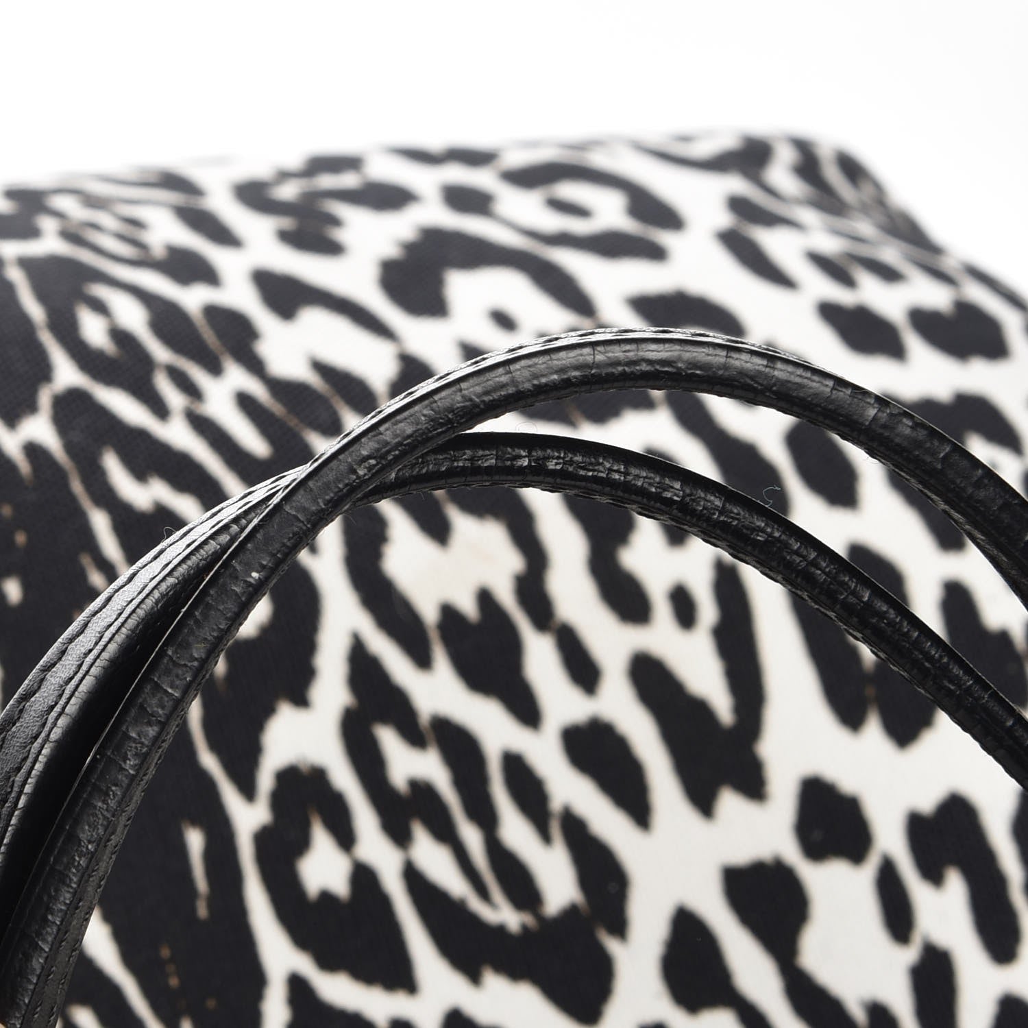 Givenchy Canvas Jaguar Print Large Antigona Tote Black White 9 of 9