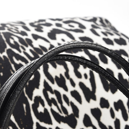 Givenchy Canvas Jaguar Print Large Antigona Tote Black White 9 of 9