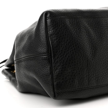 Gucci Pebbled Calfskin Medium Soho Chain Shoulder Bag Black 9 of 11