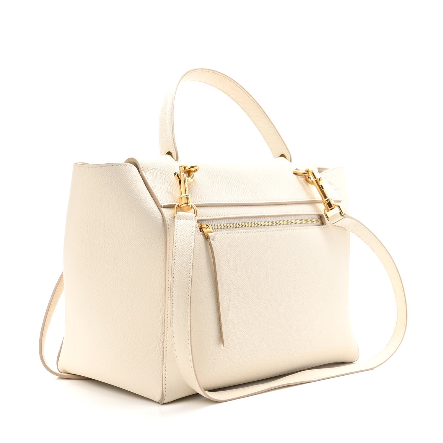 Celine Grained Calfskin Mini Belt Bag White 3 of 9