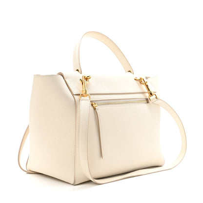 Celine Grained Calfskin Mini Belt Bag White 3 of 9