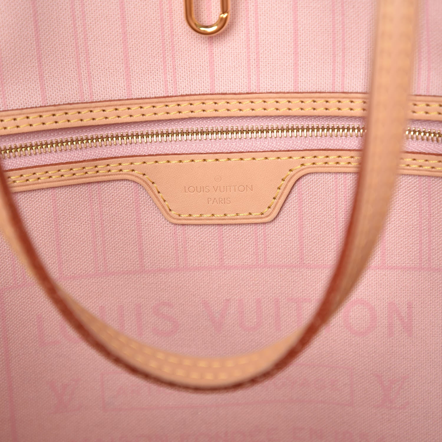 Louis Vuitton Damier Azur Neo Neverfull MM Rose Ballerine 7 of 15