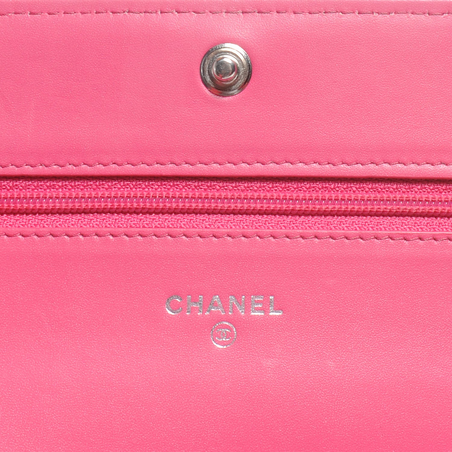 Chanel Velvet Quilted Boy Wallet On Chain Fuchsia 8 of 11
