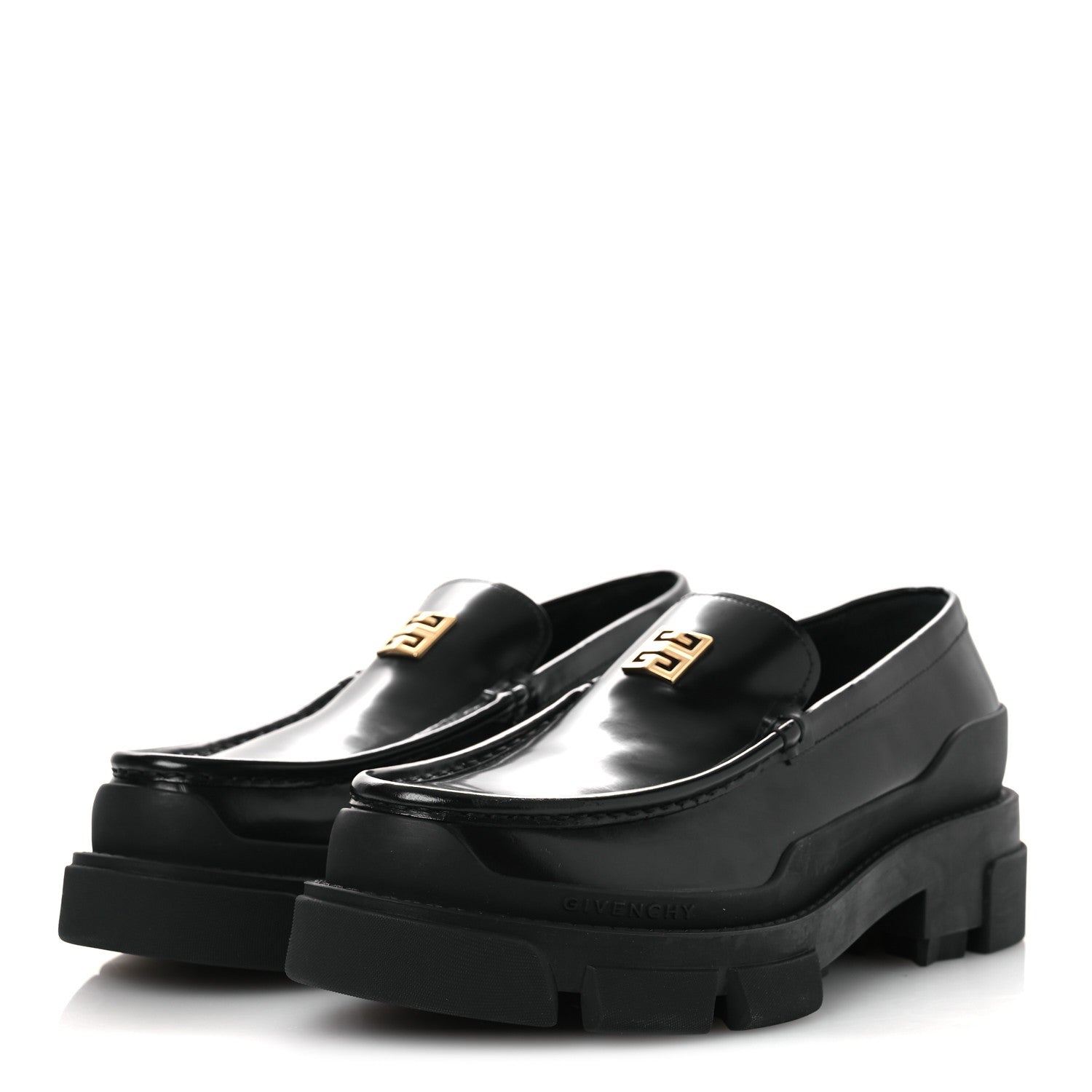 Givenchy Calfskin Terra Moccassins 40 Black 1816587 – FASHIONPHILE