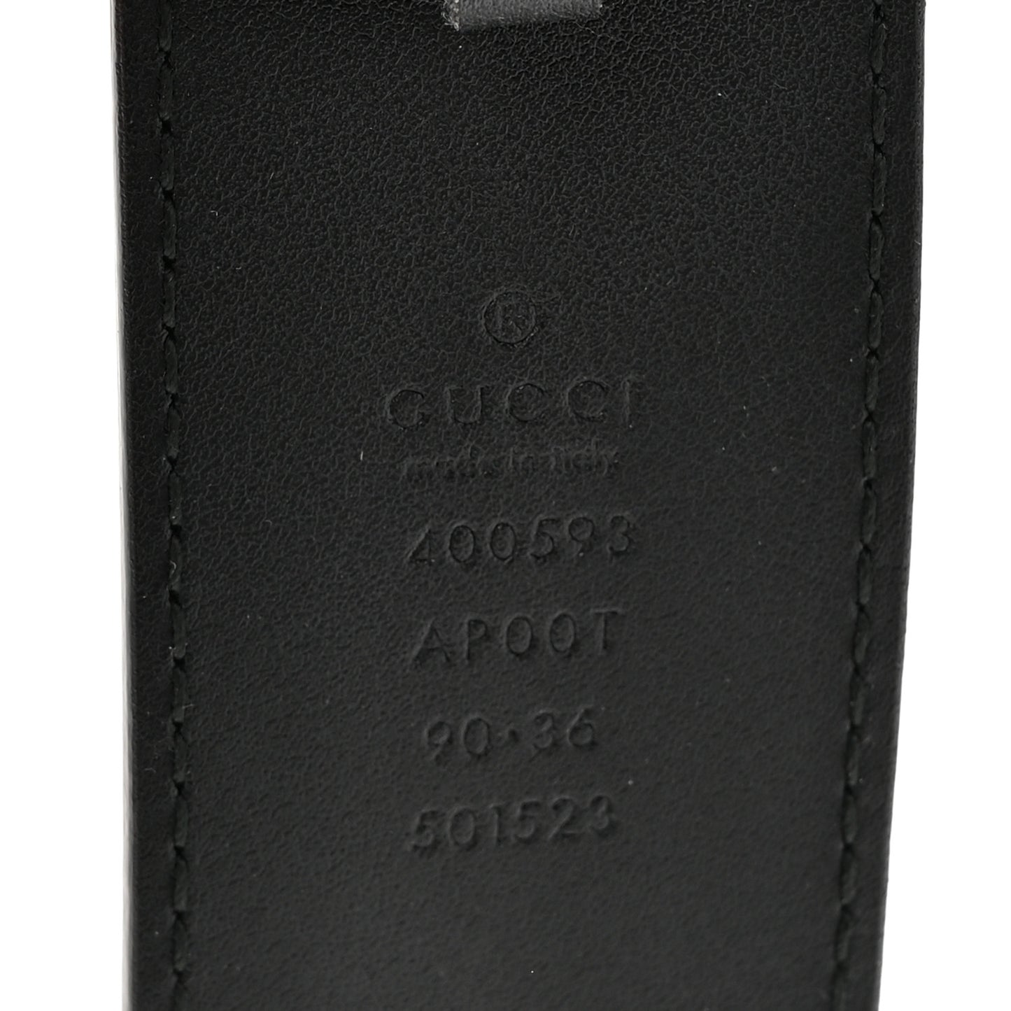 Calfskin Double G 30mm Belt 90 36 Black