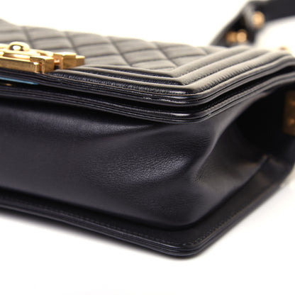 Chanel Calfskin Quilted Small Boy Flap Black 7 of 15
