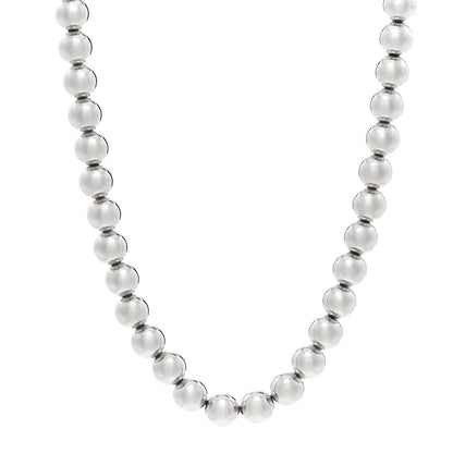 Tiffany Sterling Silver 10mm Hardwear Ball Necklace 1 of 5