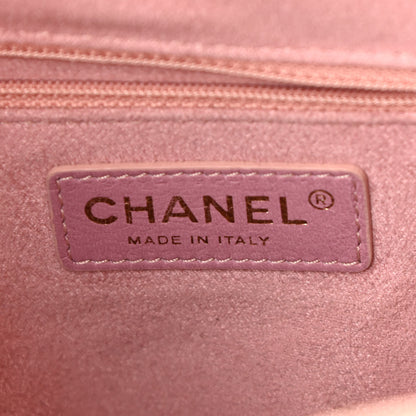 Chanel Caviar Deauville Drawstring Bucket Bag Light Pink 6 of 11