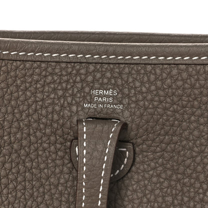 Hermes Taurillon Clemence Evelyne TPM Etoupe 6 of 11