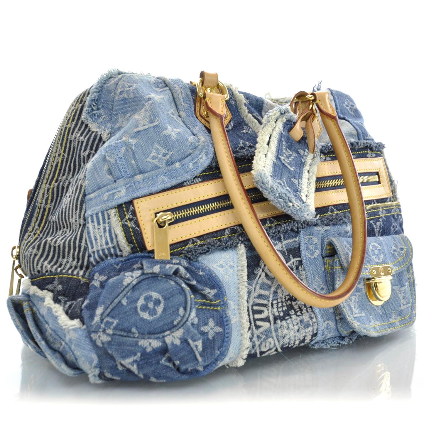 Denim Patchwork Bowly Blue