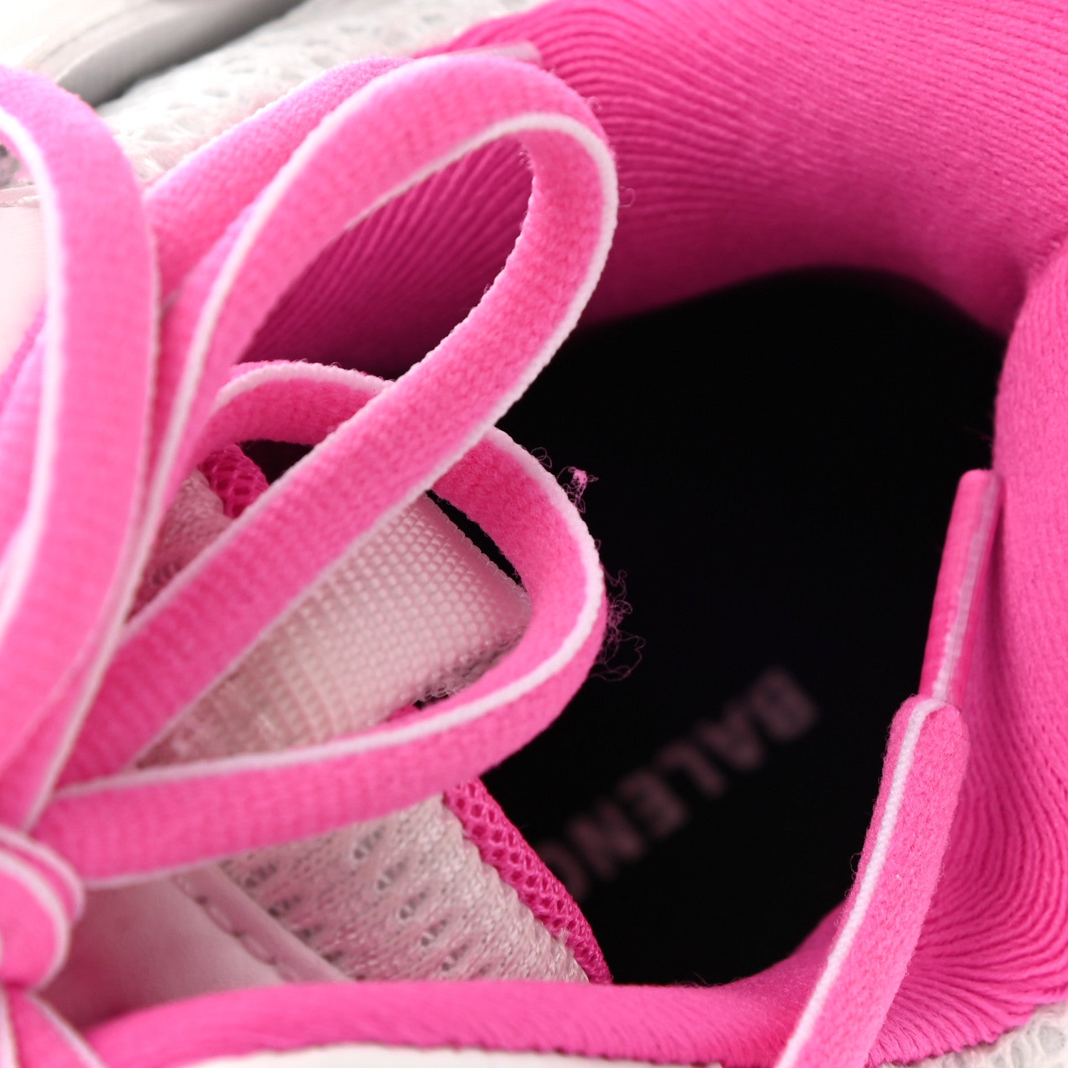 Balenciaga Mesh Rubber Bi-Color Womens Track Sneakers 37 White Fluo Pink 11 of 11