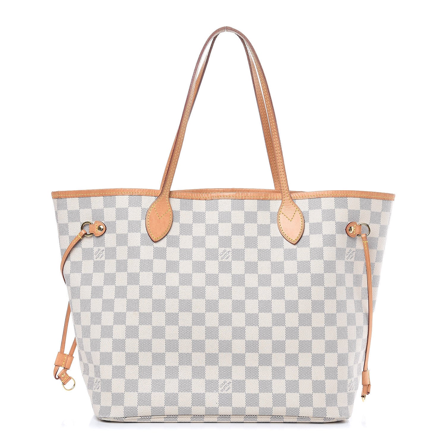 Louis Vuitton Damier Azur Neo Neverfull MM Rose Ballerine 3 of 21