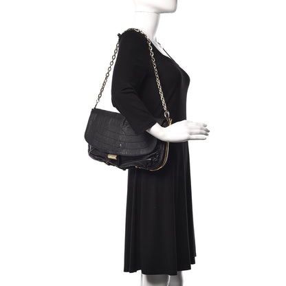 Jimmy Choo Calfskin Arad Clutch Black 2 of 11