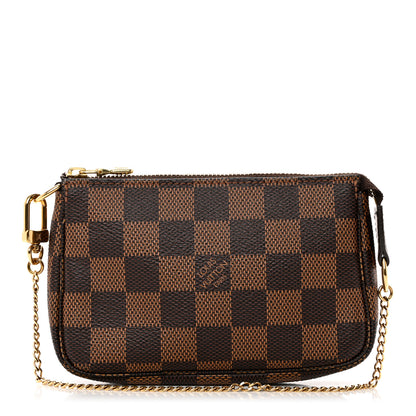 Louis Vuitton Damier Ebene Mini Pochette Accessories 1 of 8