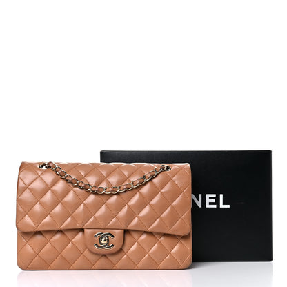 Chanel Lambskin Quilted Medium Double Flap Brown 46 of 46