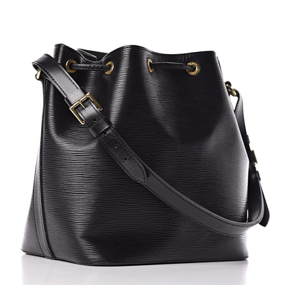 Louis Vuitton Epi Petit Noe Black 3 of 9