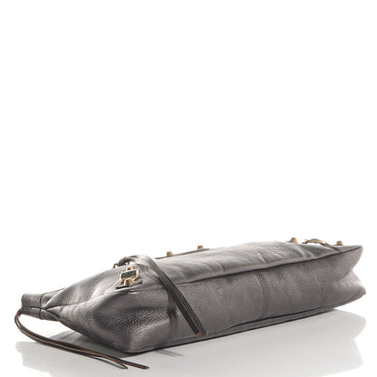 Balenciaga Chevre Classic Gold Hardware Premier Clutch Bronze 5 of 11
