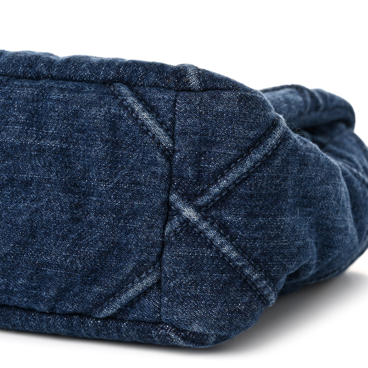 Denim Quilted Medium Chanel 19 Flap Blue