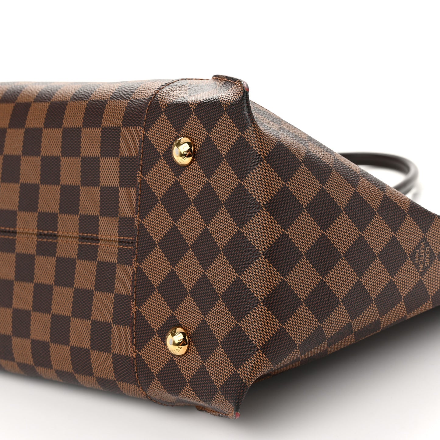 Damier Ebene Caissa Tote MM Cherry