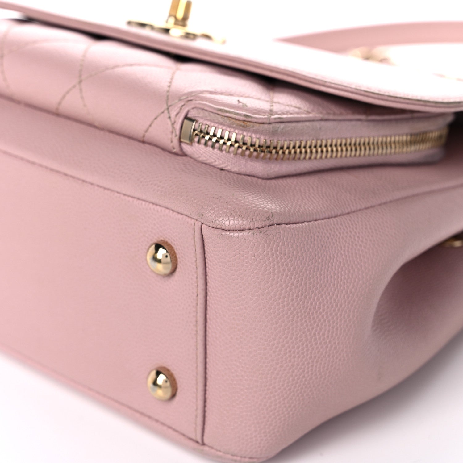 Chanel Caviar Quilted Medium Business Affinity Flap Light Pink 9 of 24