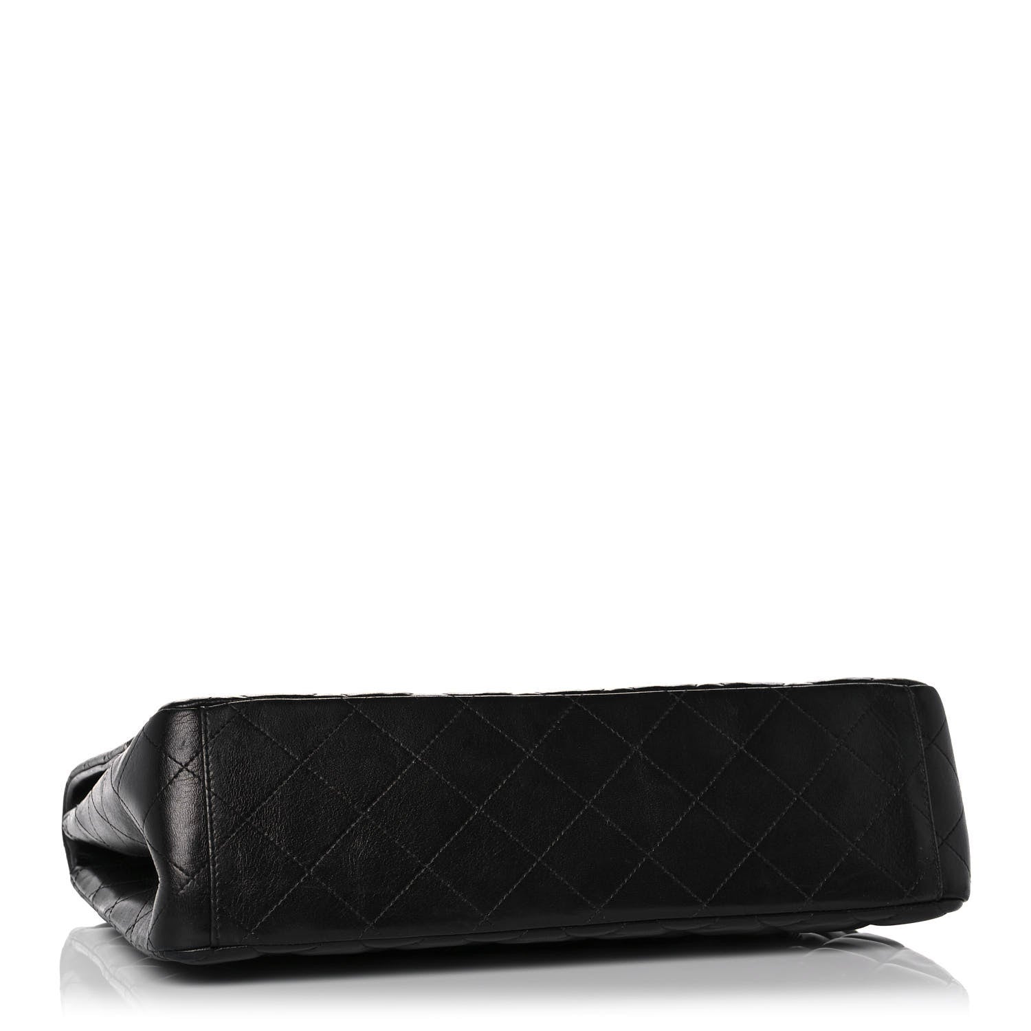 Chanel Lambskin Quilted Maxi Single Flap Black 4 of 10