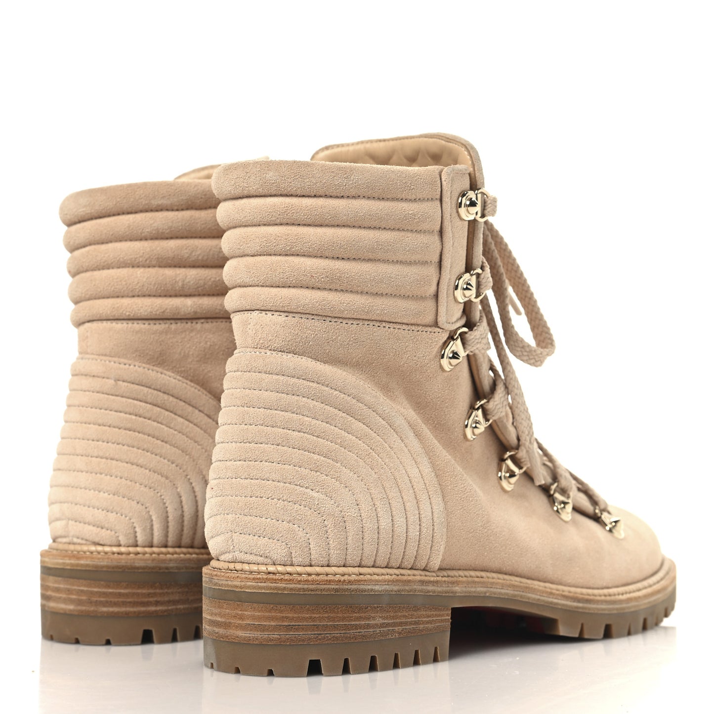 Suede Mad Flat Boots 40.5 Beige