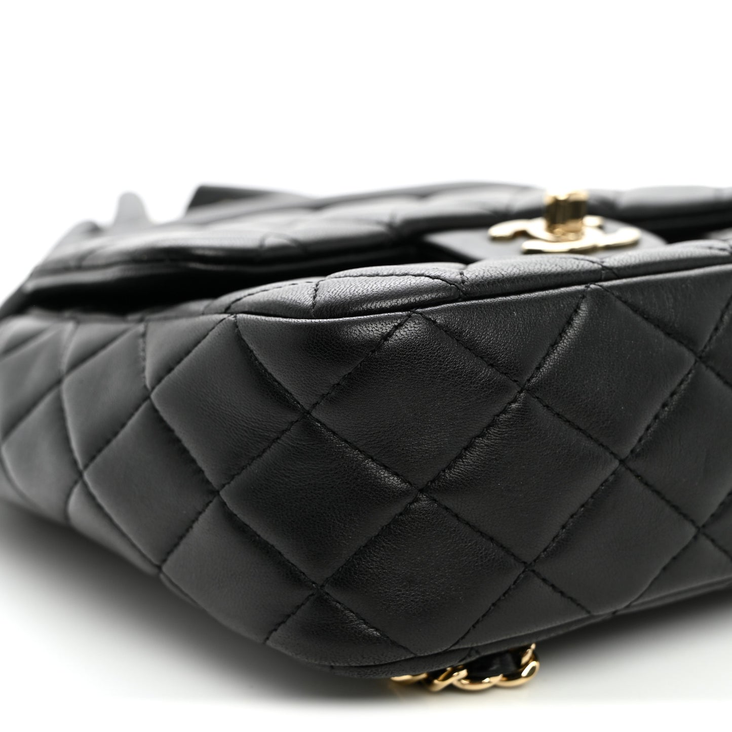 Lambskin Quilted Small In Seoul Backpack Black