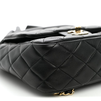 Chanel Lambskin Quilted Small In Seoul Backpack Black 9 of 10