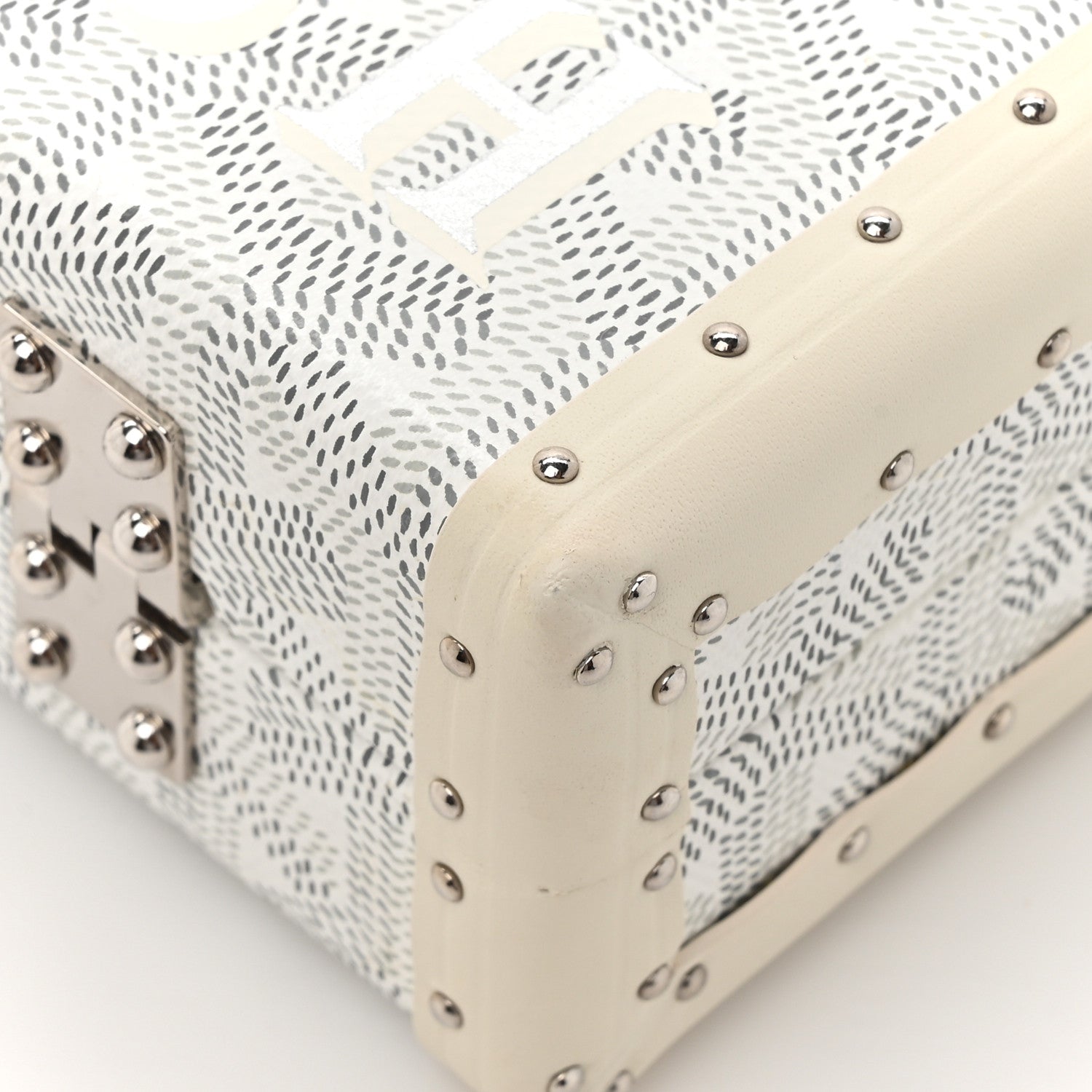 Goyard Goyardine Minaudiere Trunk Bag White 15 of 16