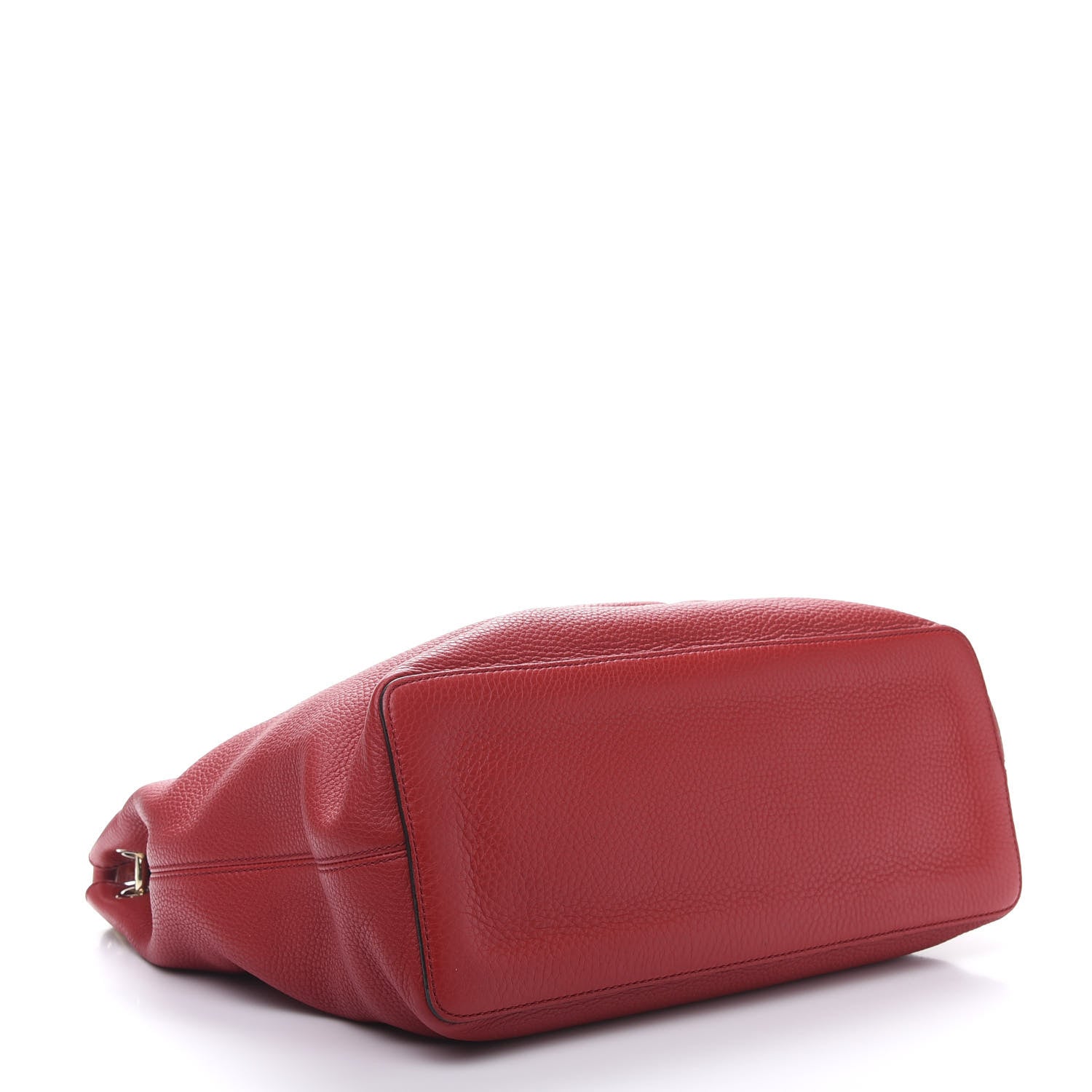 Gucci Pebbled Calfskin Large Soho Hobo Tabasco Red 4 of 11